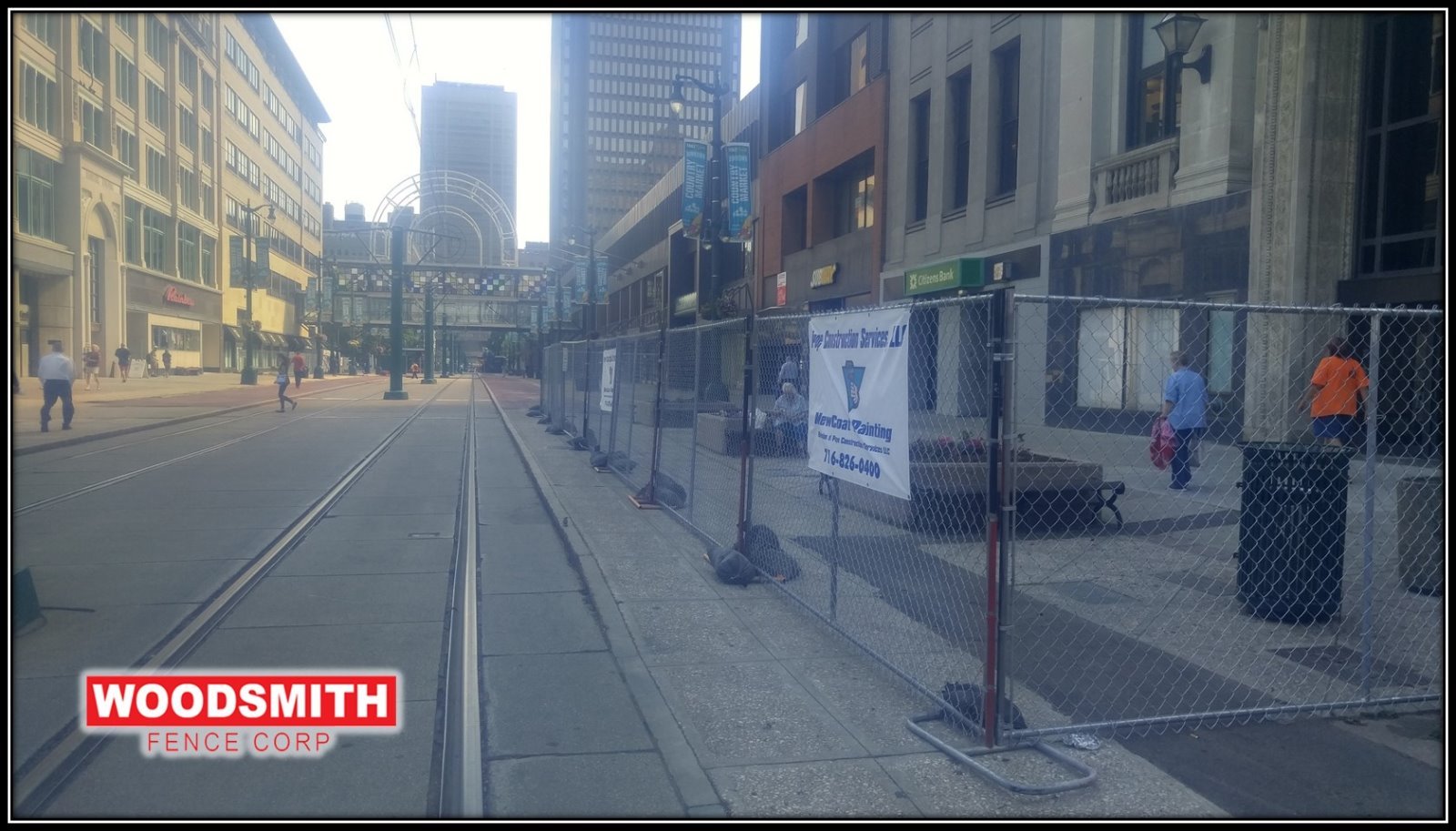 temporary fence